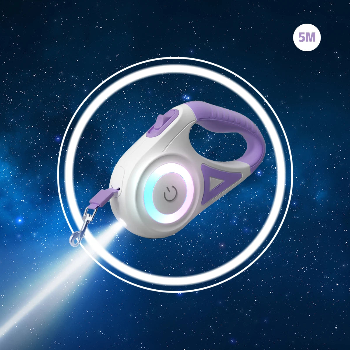 Pupster Glow™ LED Retractable Dog Leash