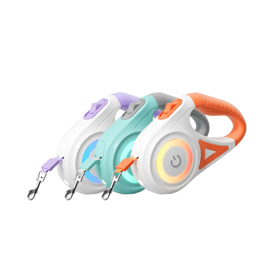 Pupster Glow™ LED Retractable Dog Leash