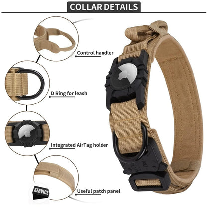 Pupster Stealth™ AirTag Tactical Dog Collar