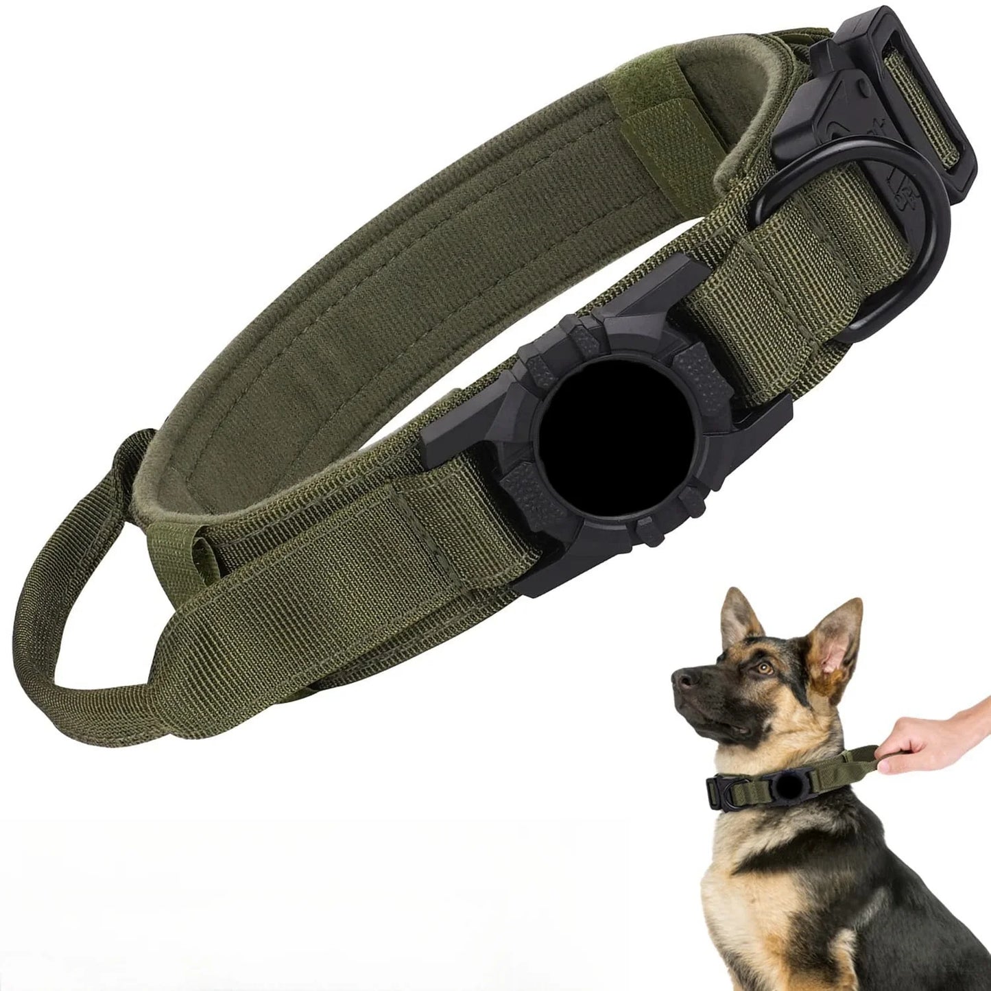 Pupster Stealth™ AirTag Tactical Dog Collar