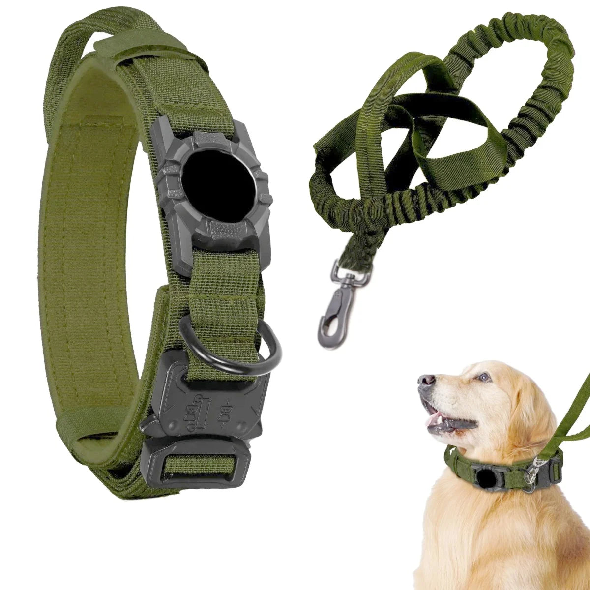 Pupster Stealth™ AirTag Tactical Dog Collar