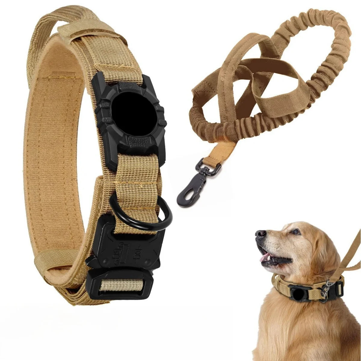 Pupster Stealth™ AirTag Tactical Dog Collar