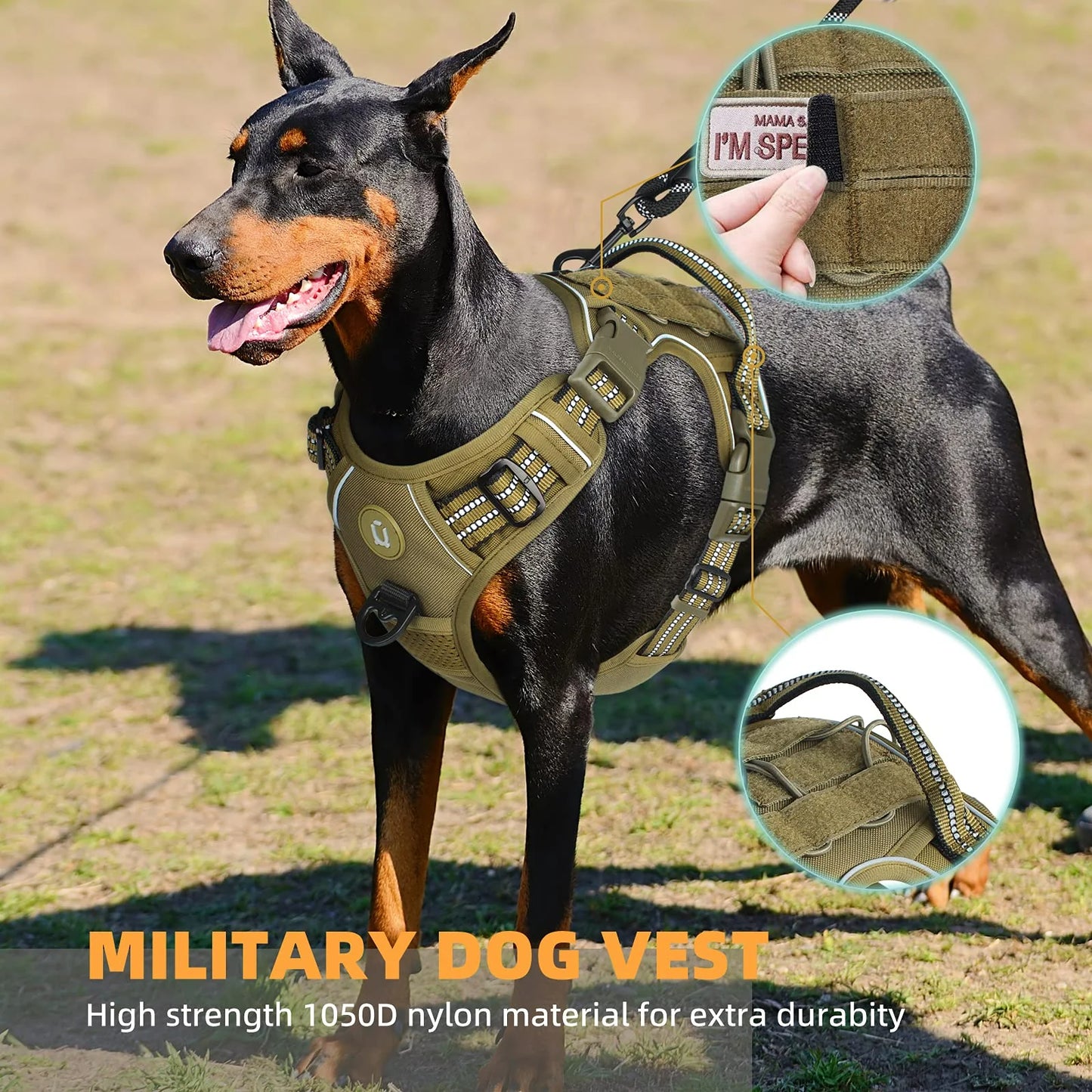 Pupster Commando™ Tactical Dog Harness