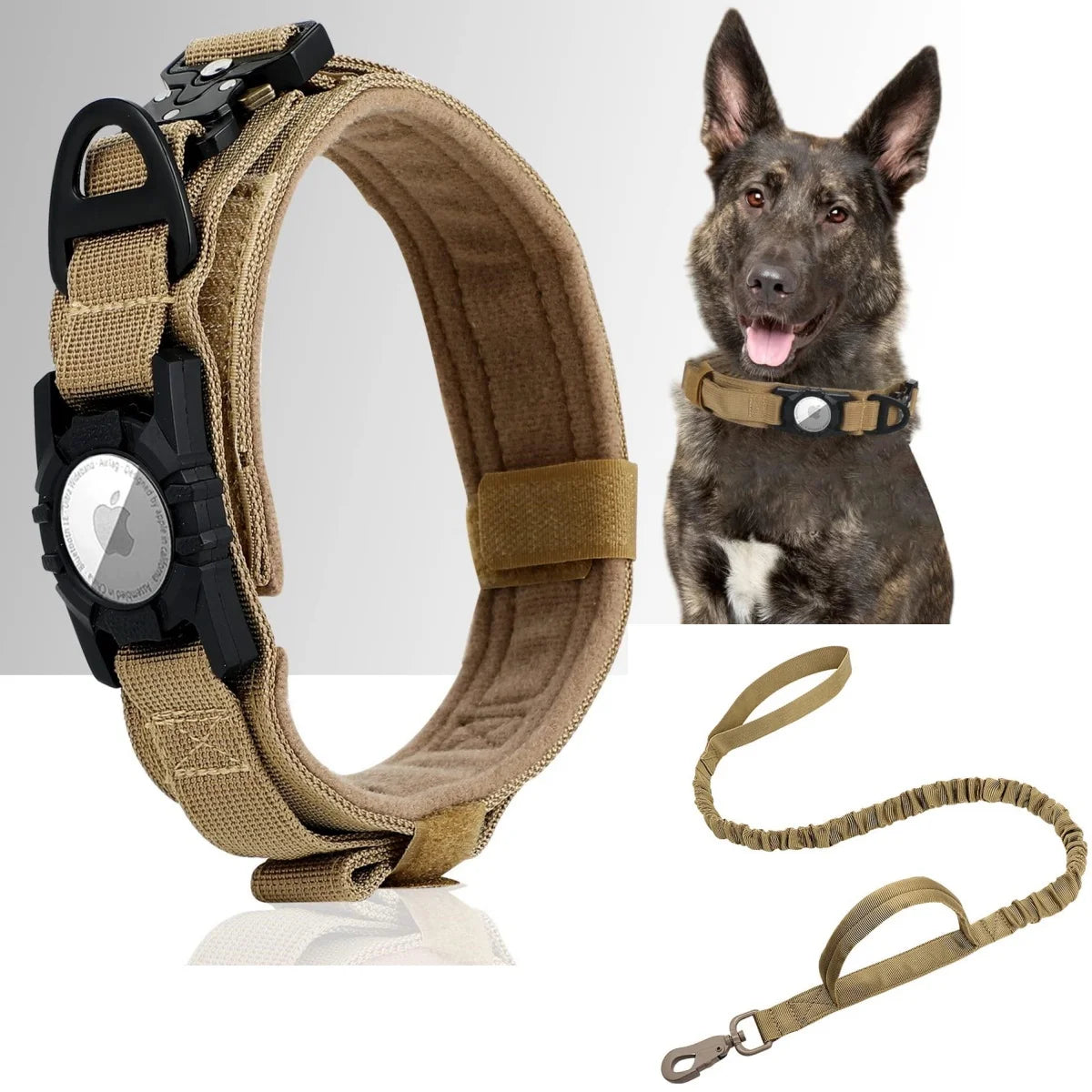 Pupster Stealth™ AirTag Tactical Dog Collar