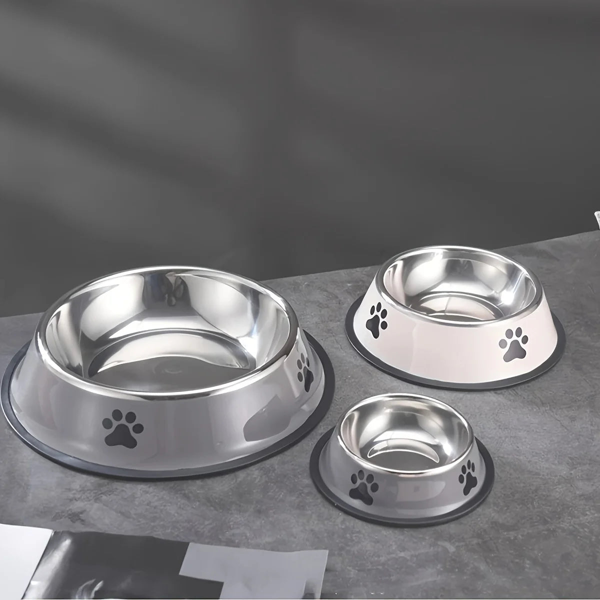 Pupster SteelBowl™ – Gamelle Antidérapante en Acier Inoxydable