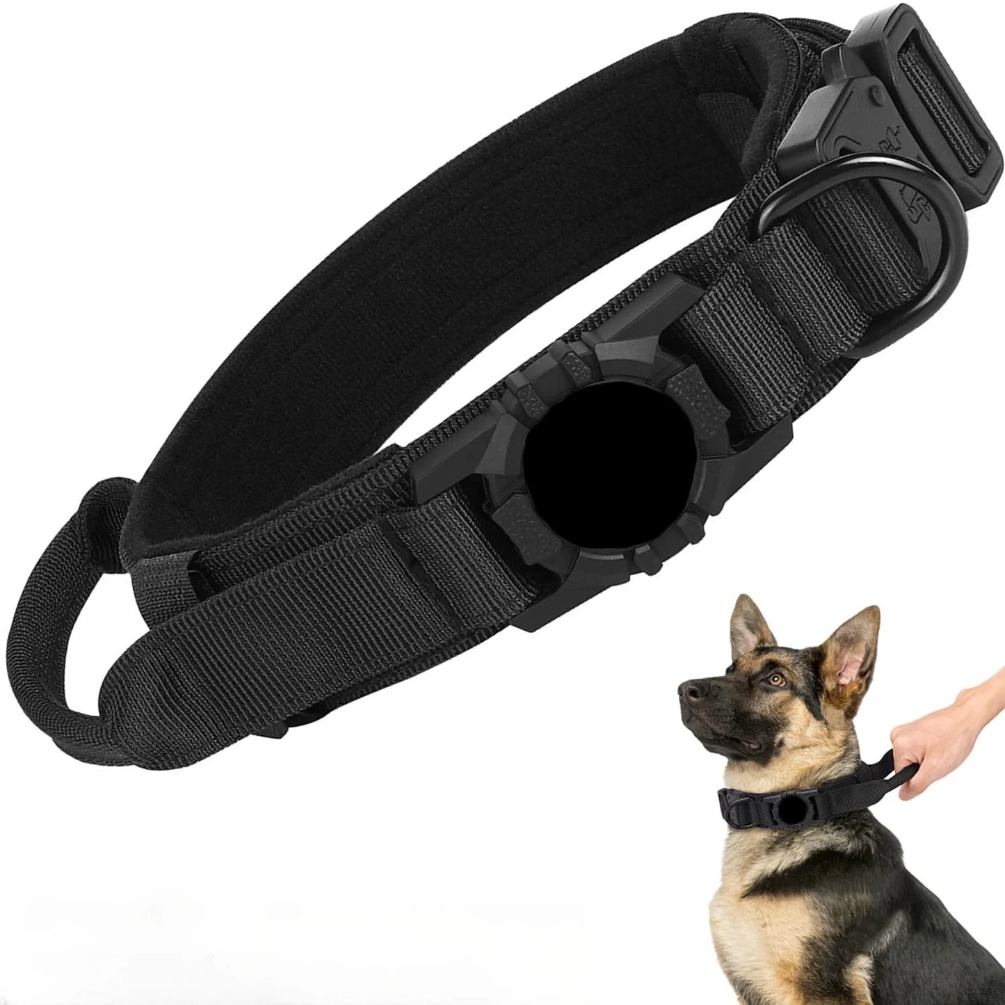 Pupster Stealth™ AirTag Tactical Dog Collar