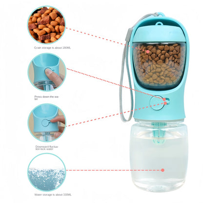 Pupster H2O-Go™ Travel Bottle & Food Container