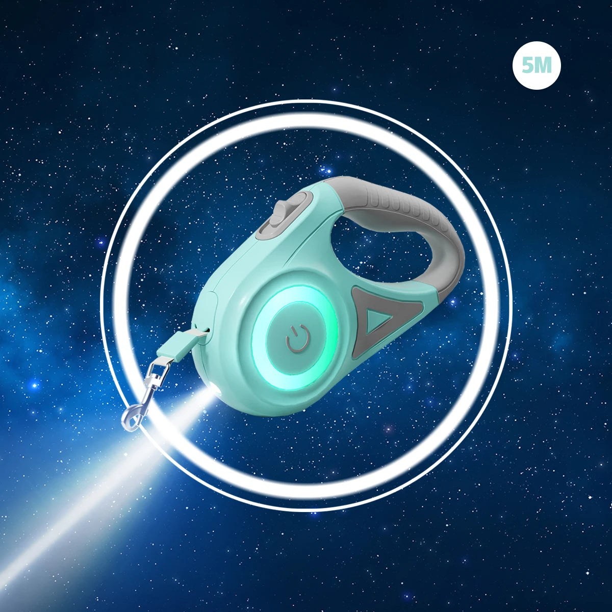 Pupster Glow™ LED Retractable Dog Leash