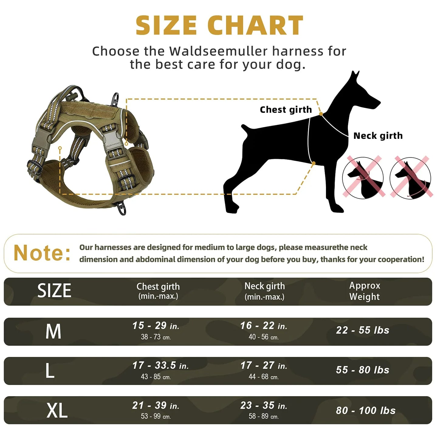 Pupster Commando™ Tactical Dog Harness