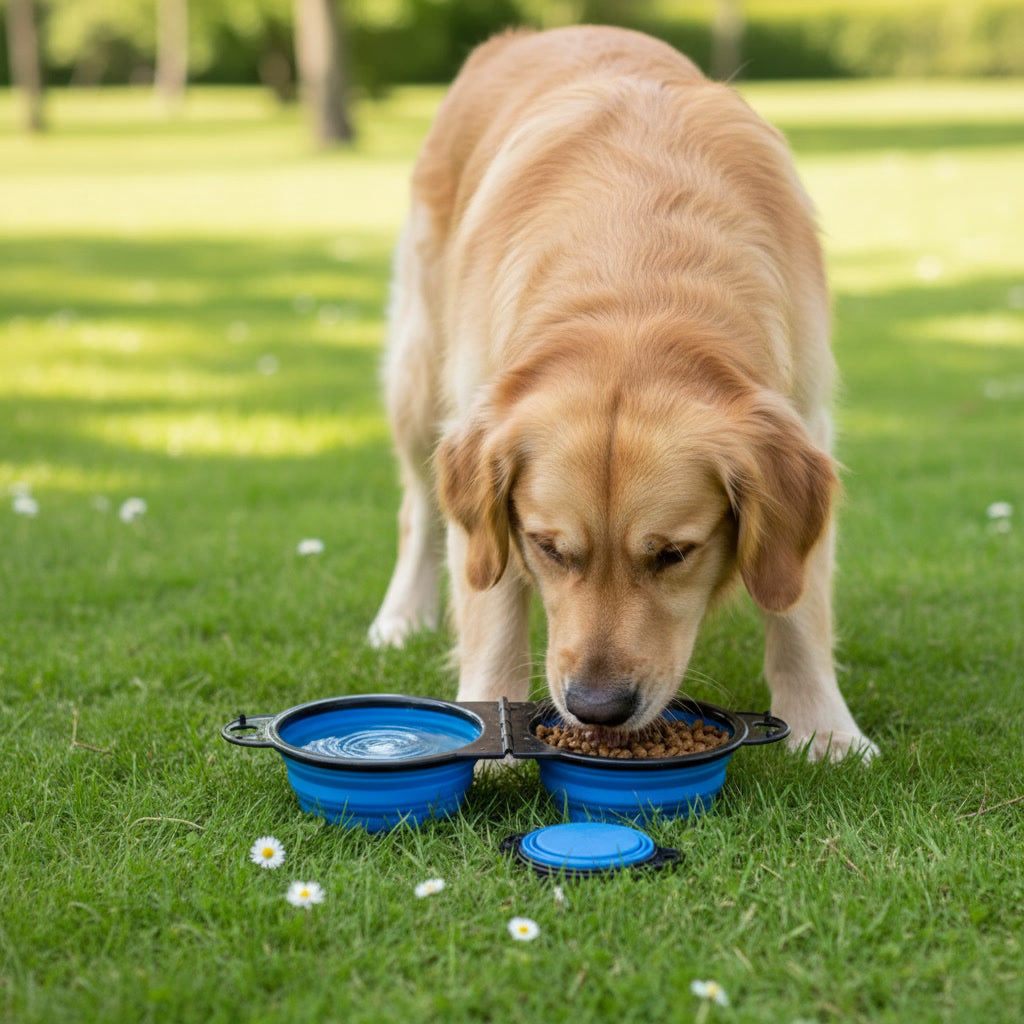 Pupster Duo-Bowl™ Portable Travel Bowl